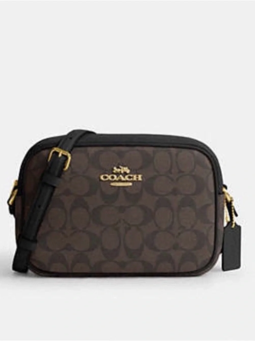 COACH MINI JAMIE CAMERA CROSSBODY BAG BROWN/BLACK